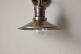 Nkuku Najja Brass Wall Lamp Antique Brass