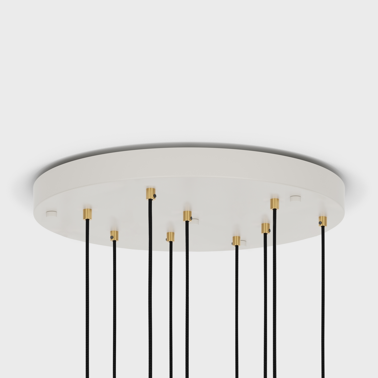 Tala Nine Pendant Walnut with Voronoi II White Canopy