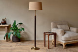 Nkuku Digha Wood & Metal Floor Lamp