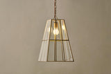 Nkuku Solan Glass Lantern Pendant