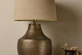 Nkuku Tanda Etched Statement Extra Large Table Lamp