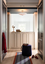 Original BTC Christie Semi Flush Ceiling Light