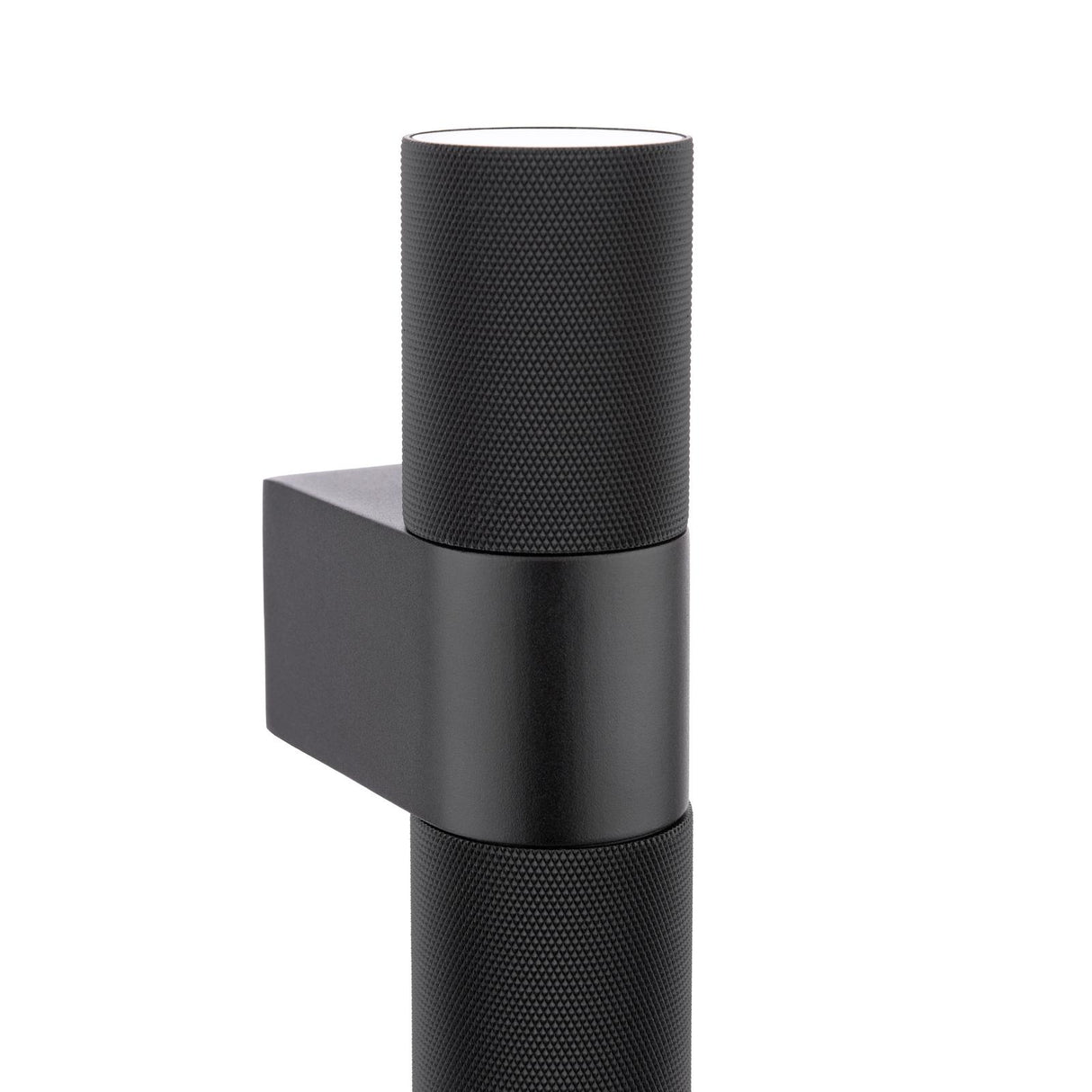 Dar Obi 2 Light Outdoor Wall Light Matt Black IP54