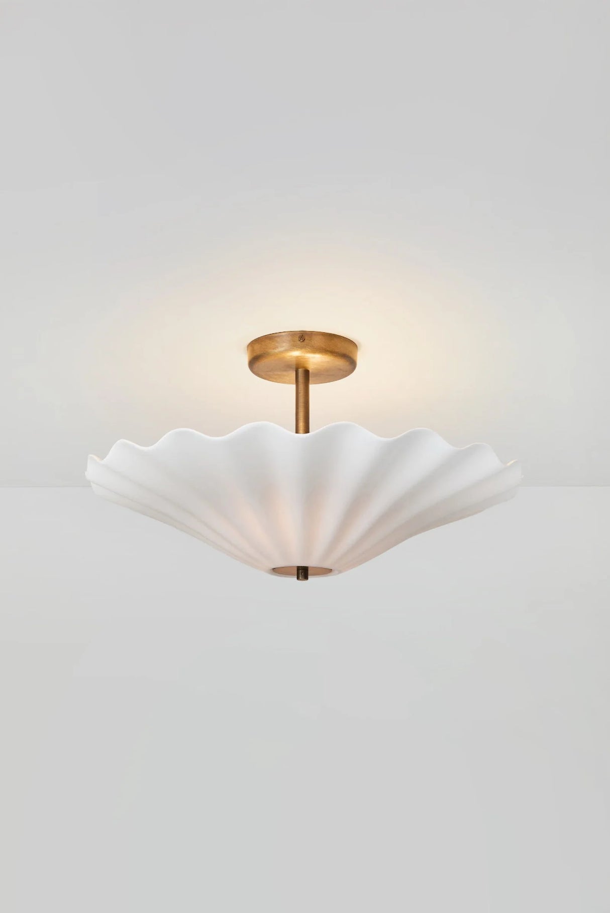 Original BTC Christie Semi Flush Ceiling Light