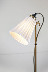 Original BTC Hector Pleat Medium Floor Light, Brass