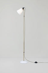 Original BTC Hector Pleat Medium Floor Light, Brass