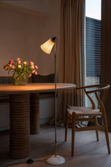 Original BTC Hector Pleat Medium Floor Light, Brass