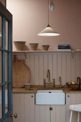 Original BTC Cobb Rise & Fall Large Pendant Satin Brass