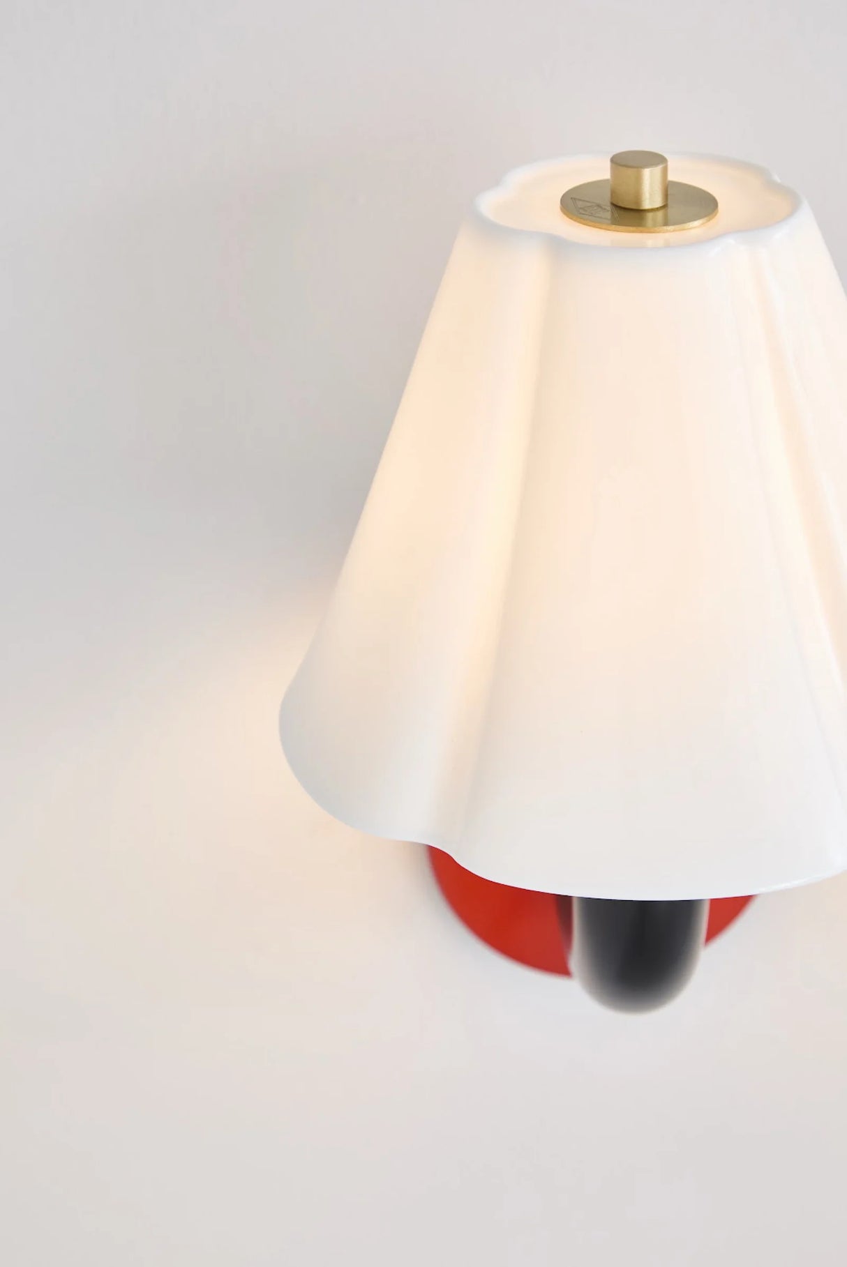 Original BTC Blossom Wall Light Rusty Red