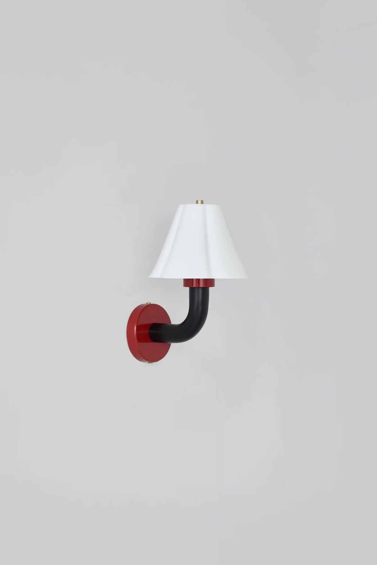 Original BTC Blossom Wall Light Rusty Red