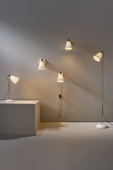 Original BTC Hector Pleat Medium Wall Light, Brass