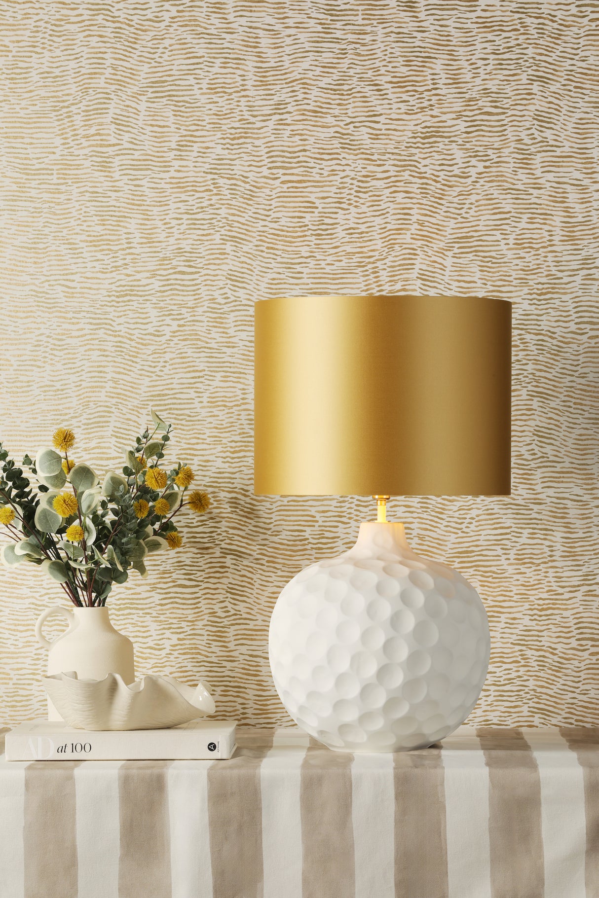 David Hunt Odyssey Table Lamp White Base Only