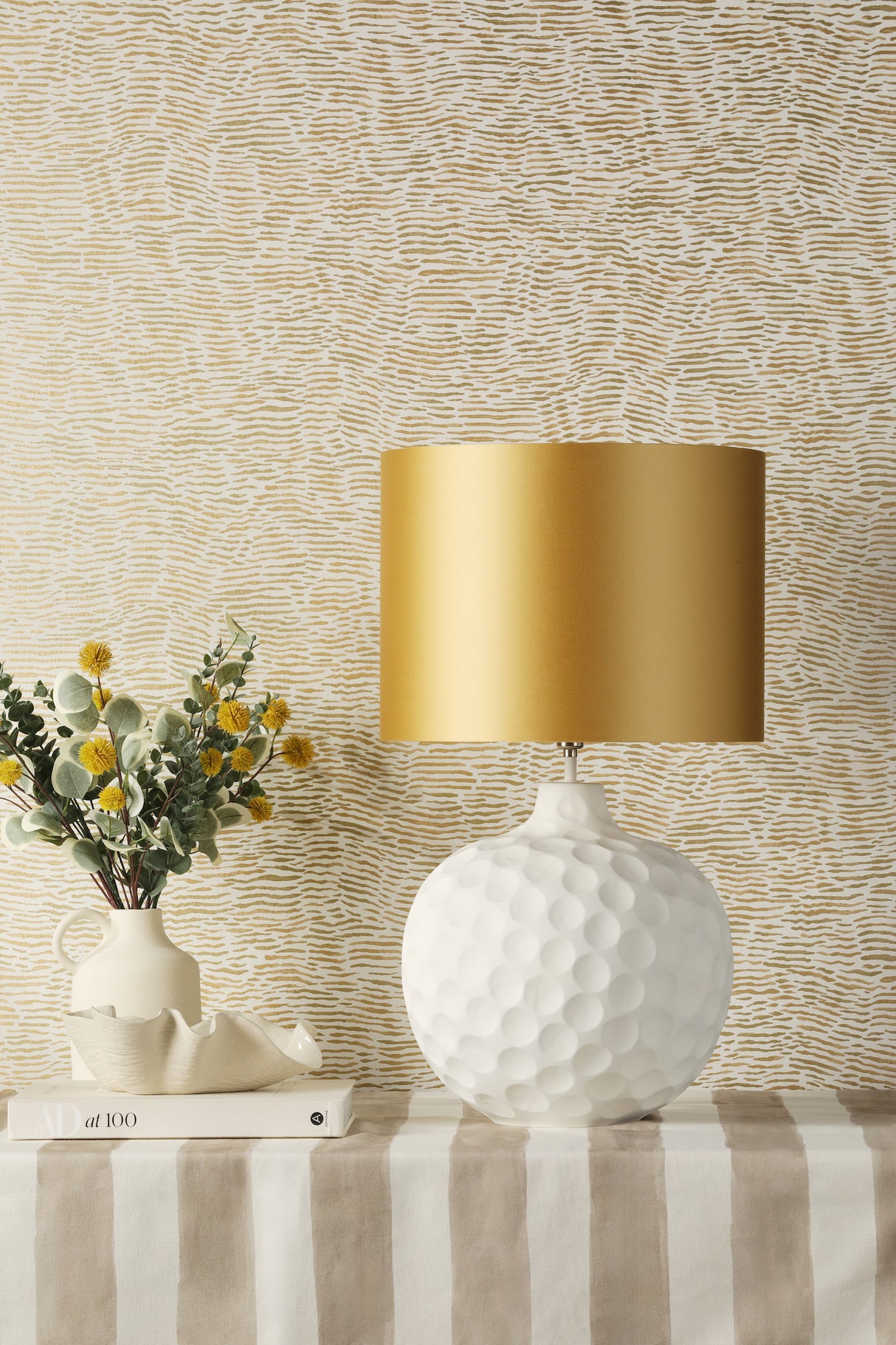 David Hunt Odyssey Table Lamp White Base Only