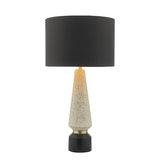 Dar Onora Table Lamp Terazzo with Black Shade –  from Amos Lighting + Home