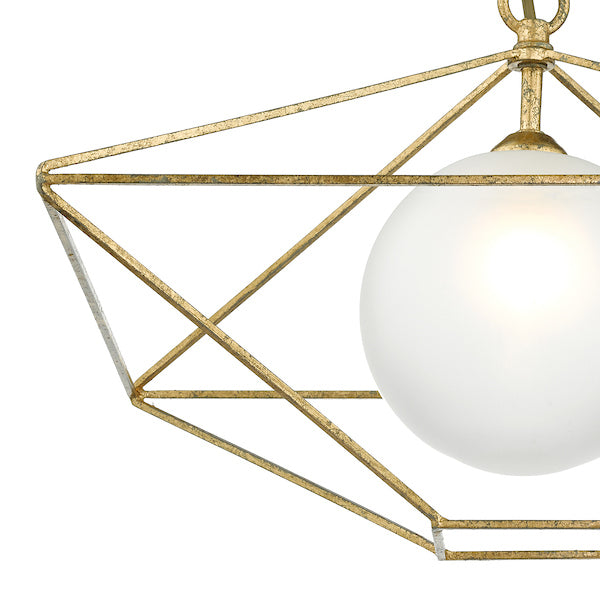 Dar Orsini Pendant Old Gold –  from Amos Lighting + Home