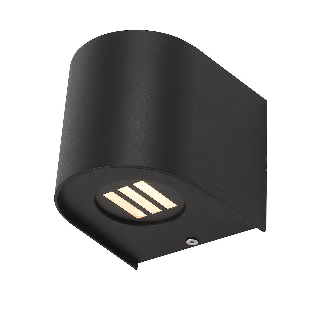 Dar Orville 2 Light Outdoor Wall Light Matt Black LED IP44