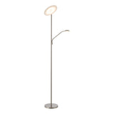 Dar Osbert Mother & Child Floor Lamp Satin Nickel LED