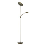 Dar Osbert Mother & Child Floor Lamp Satin Bronze LED