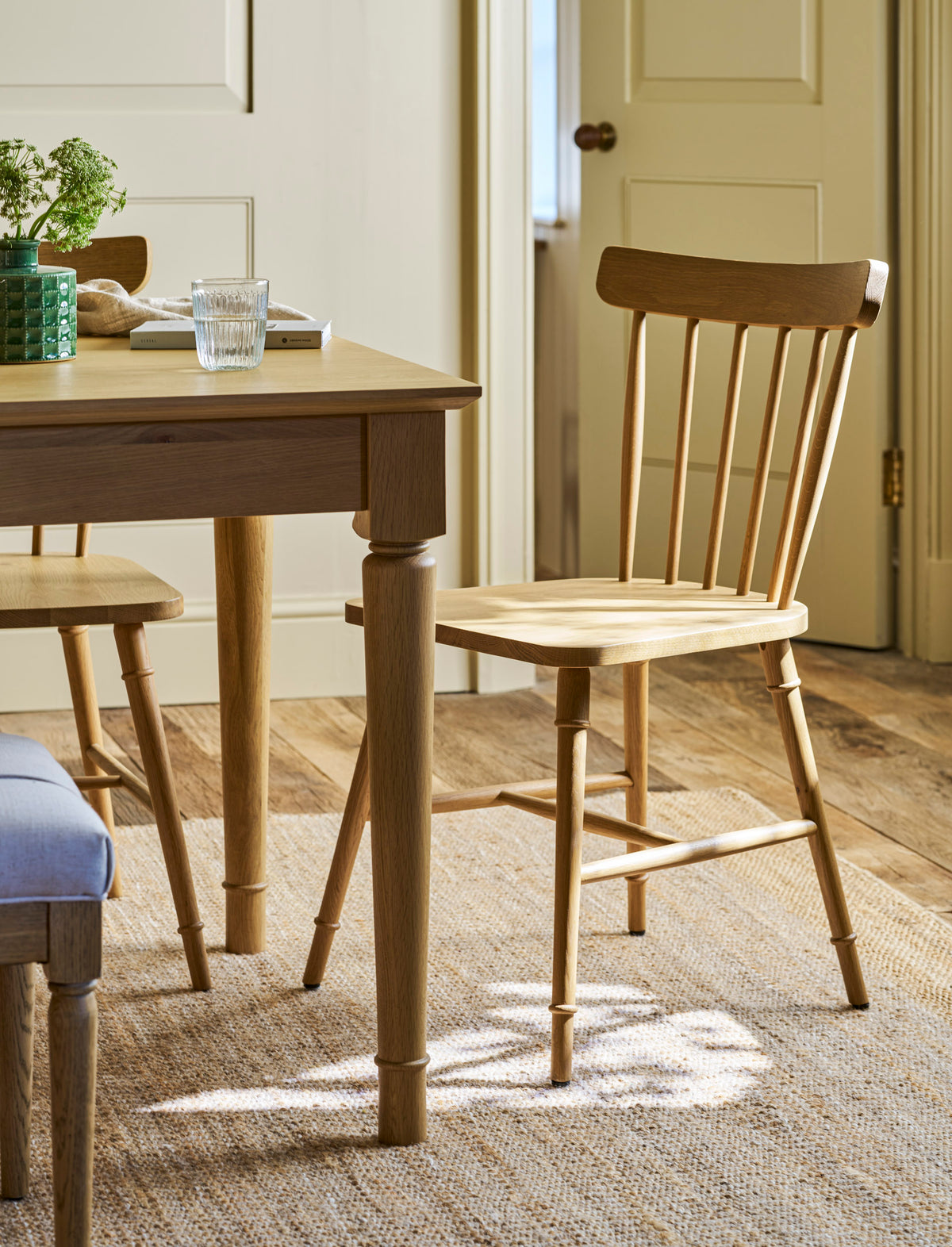 Garden Trading Oakworth Dining Chair Oak Wood, Natural