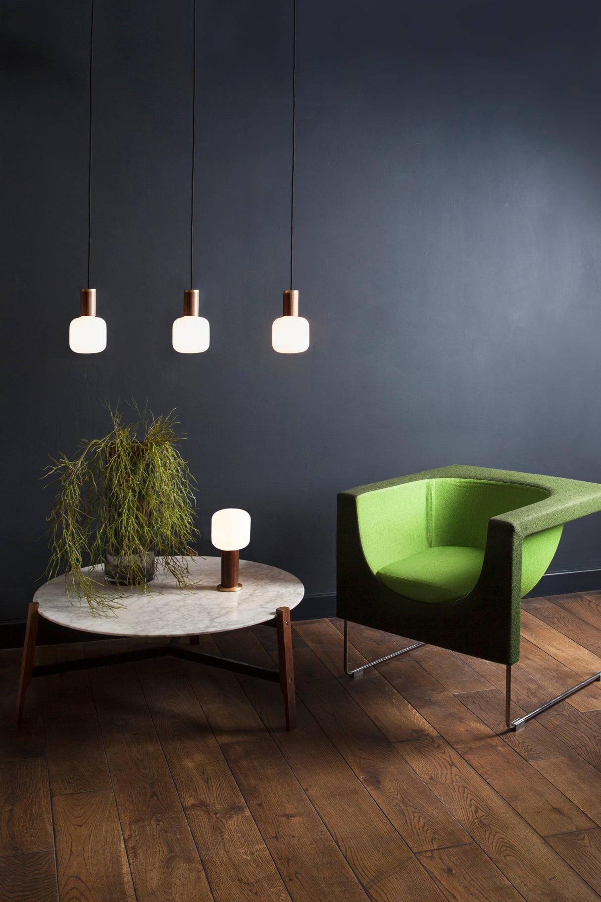 Tala Oblo Pendant Set Walnut