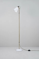 Original BTC Hector Pleat Medium Floor Light, Brass