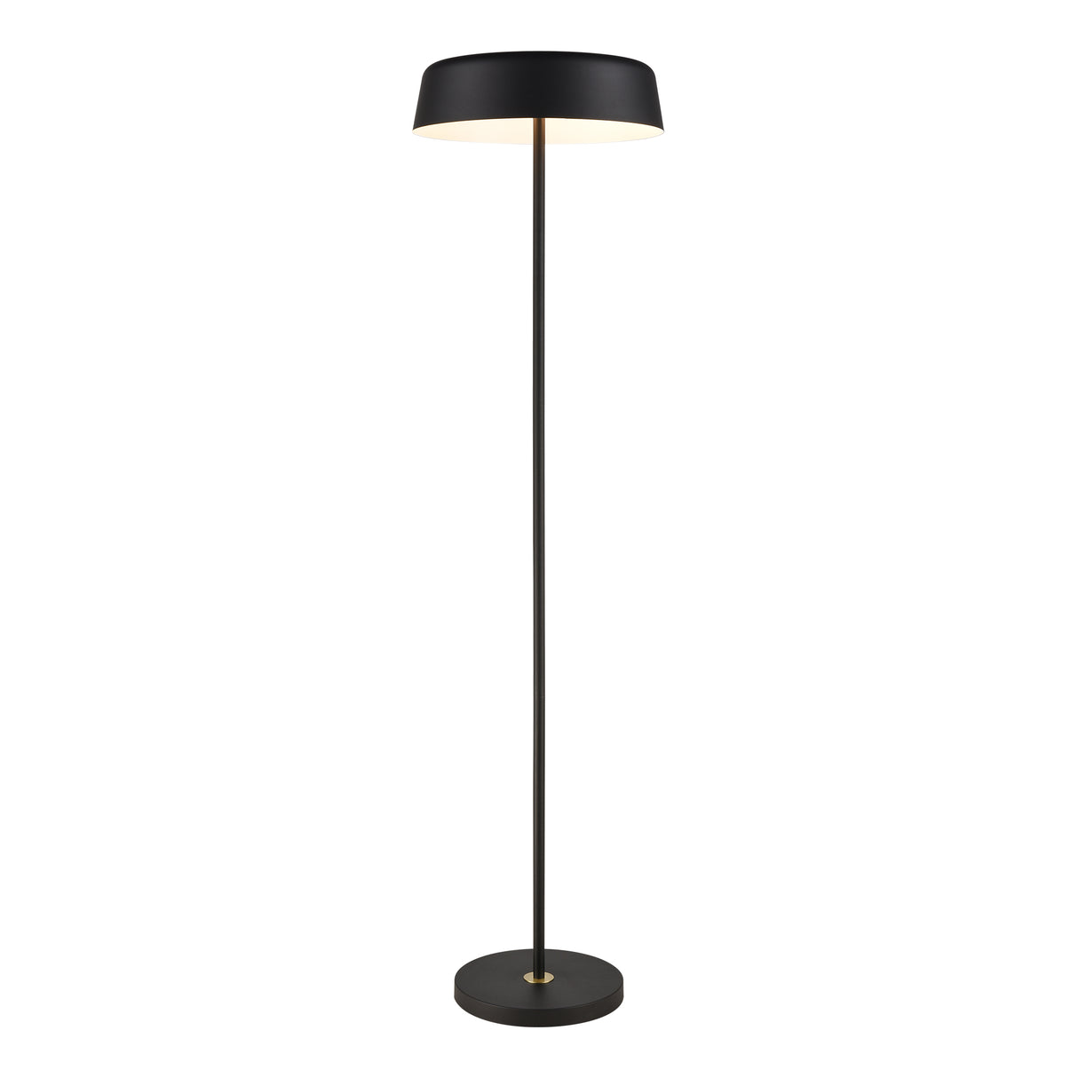 Franklite Otto Matt Black Floor Lamp