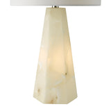 Dar Paget Table Lamp Dual Lit Alabaster Base Only