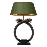 David Hunt Panther Table Lamp Base Black