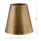 Dar Payon Bronze Metal Empire Shade 14cm