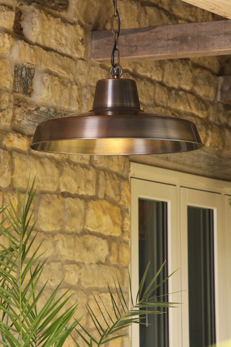 David Hunt Penzance Outdoor Pendant Antique Brass IP23
