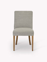Garden Trading Wraysbury Dining Chair Ash Wood, Grey, Set of 2