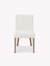 Garden Trading Wraysbury Dining Chair Ash Wood, Natural Stripe, Set of 2