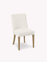 Garden Trading Wraysbury Dining Chair Ash Wood, Natural Stripe, Set of 2