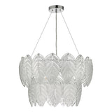 Dar Phillipa Pendant Chandelier Clear Glass & Polished Chrome –  from Amos Lighting + Home