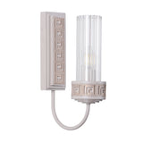 David Hunt Plato Wall Light Ribbed Glass and Cream/Gold Bracket Only