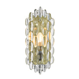 Dar Gold Collection Porthos Wall Light Antique Brass Glass –  from Amos Lighting + Home