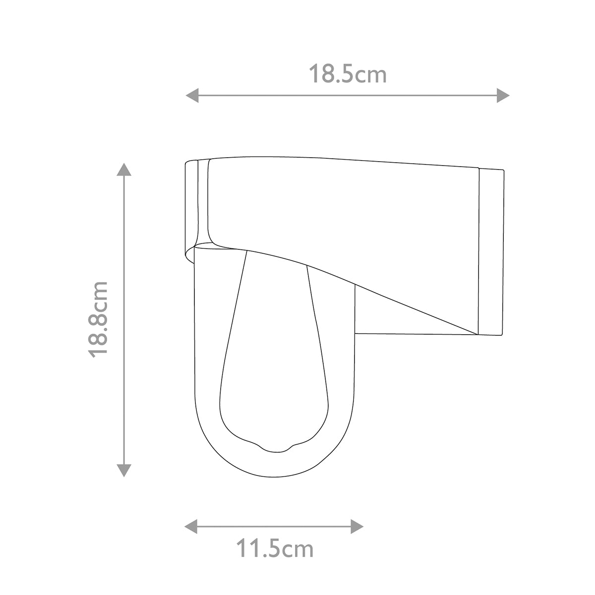 Elstead Porto 1 Light Wall Lantern