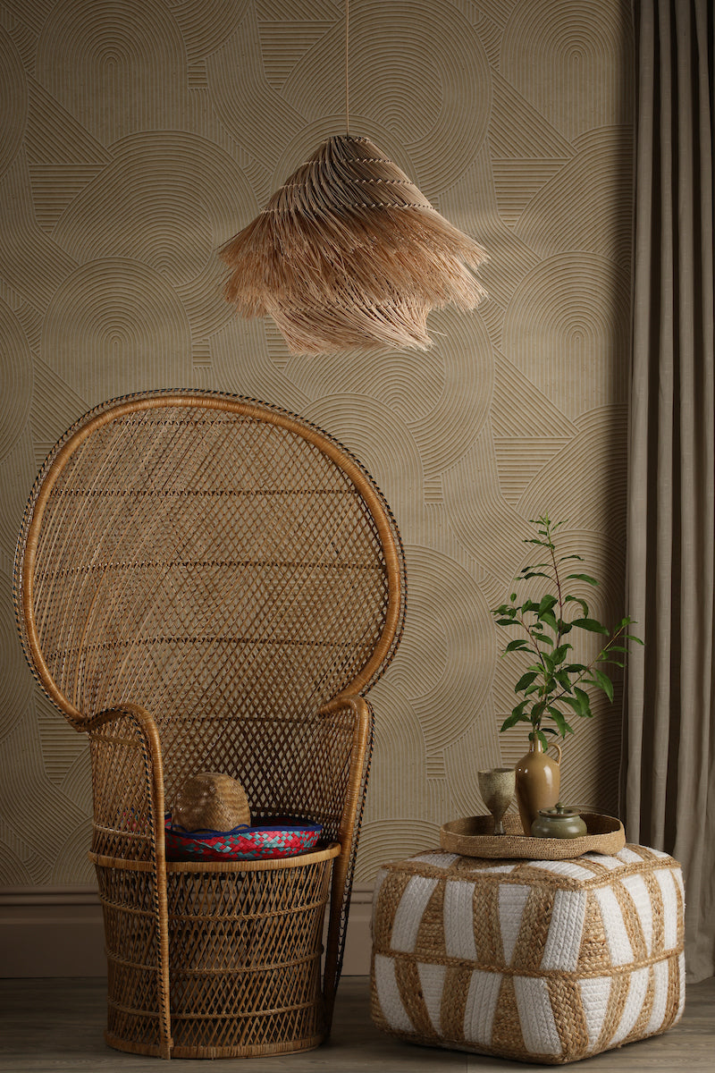 Dar Preveli Pendant woven Rattan –  from Amos Lighting + Home