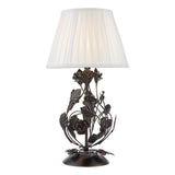 Dar Priscilla Table Lamp Black/Bronze Base Only