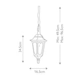 Elstead Parish Mini 1 Light Chain Lantern