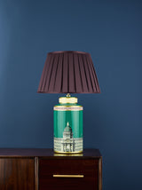 Dar Gold Collection Prospect Ceramic Table Lamp Building Print Base –  from Amos Lighting + Home