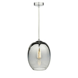 Dar Patrice Pendant Silver Glass –  from Amos Lighting + Home