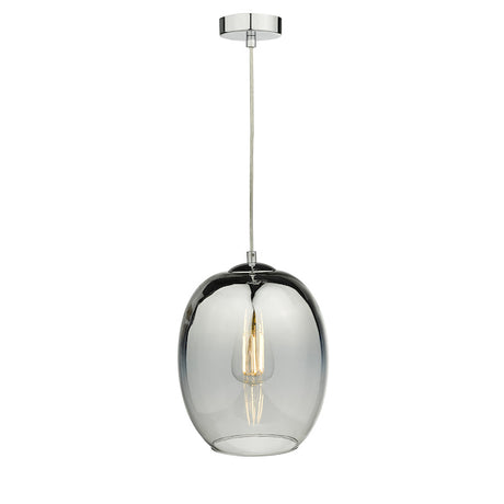 Dar Patrice Pendant Silver Glass –  from Amos Lighting + Home