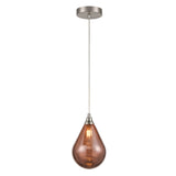 Franklite Perry Small Pendant Copper, Smoke, Amber or Clear
