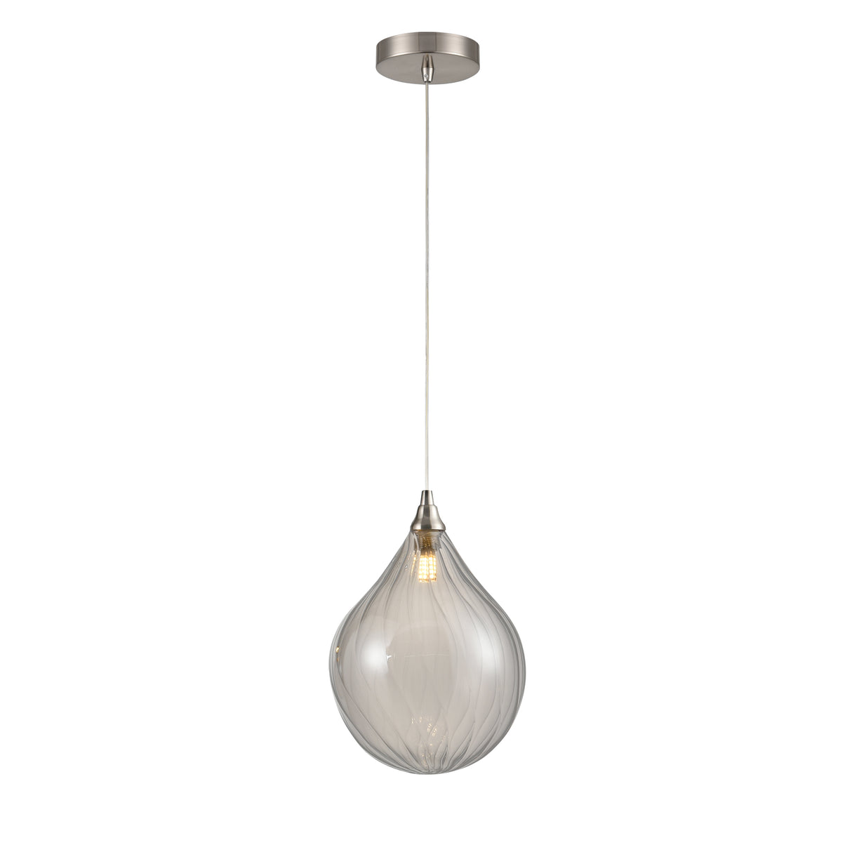 Franklite Perry Large Pendant Copper, Smoke, Amber or Clear