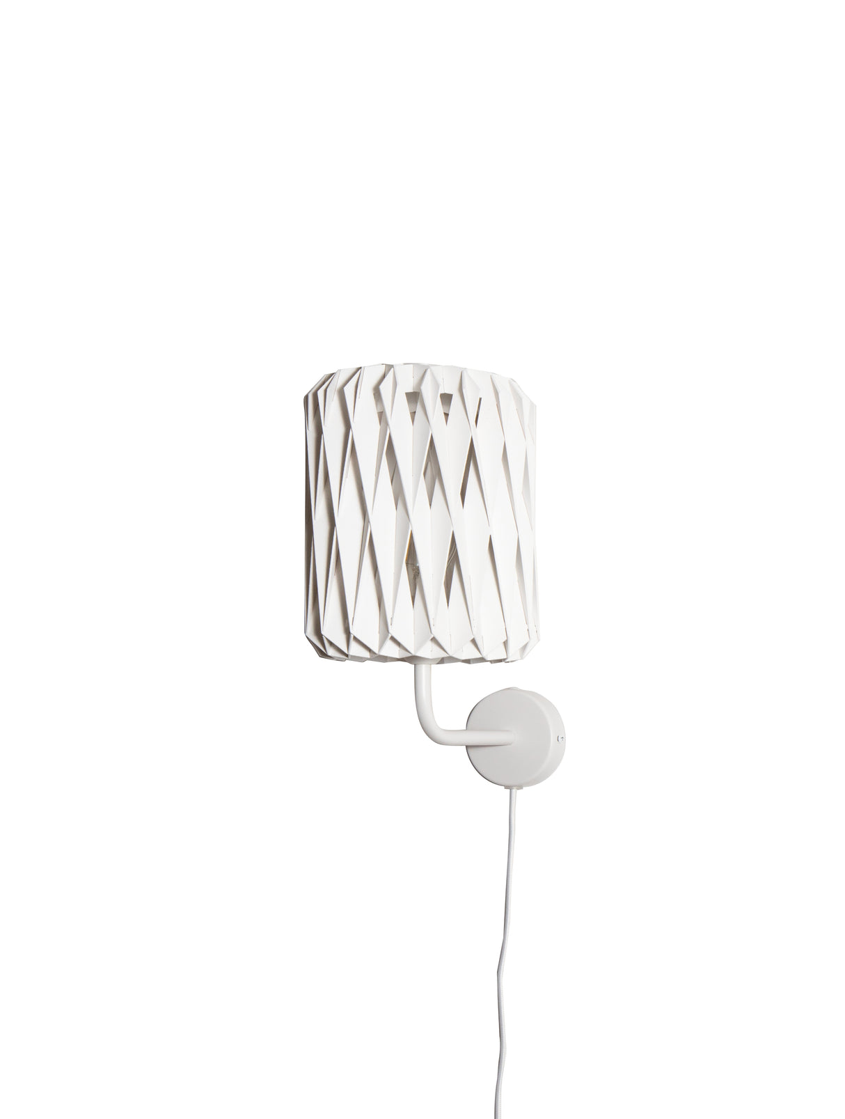 Pilke Signature Arm Wall Light White