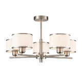 Franklite Polaris 5lt Fitting in Satin Nickel