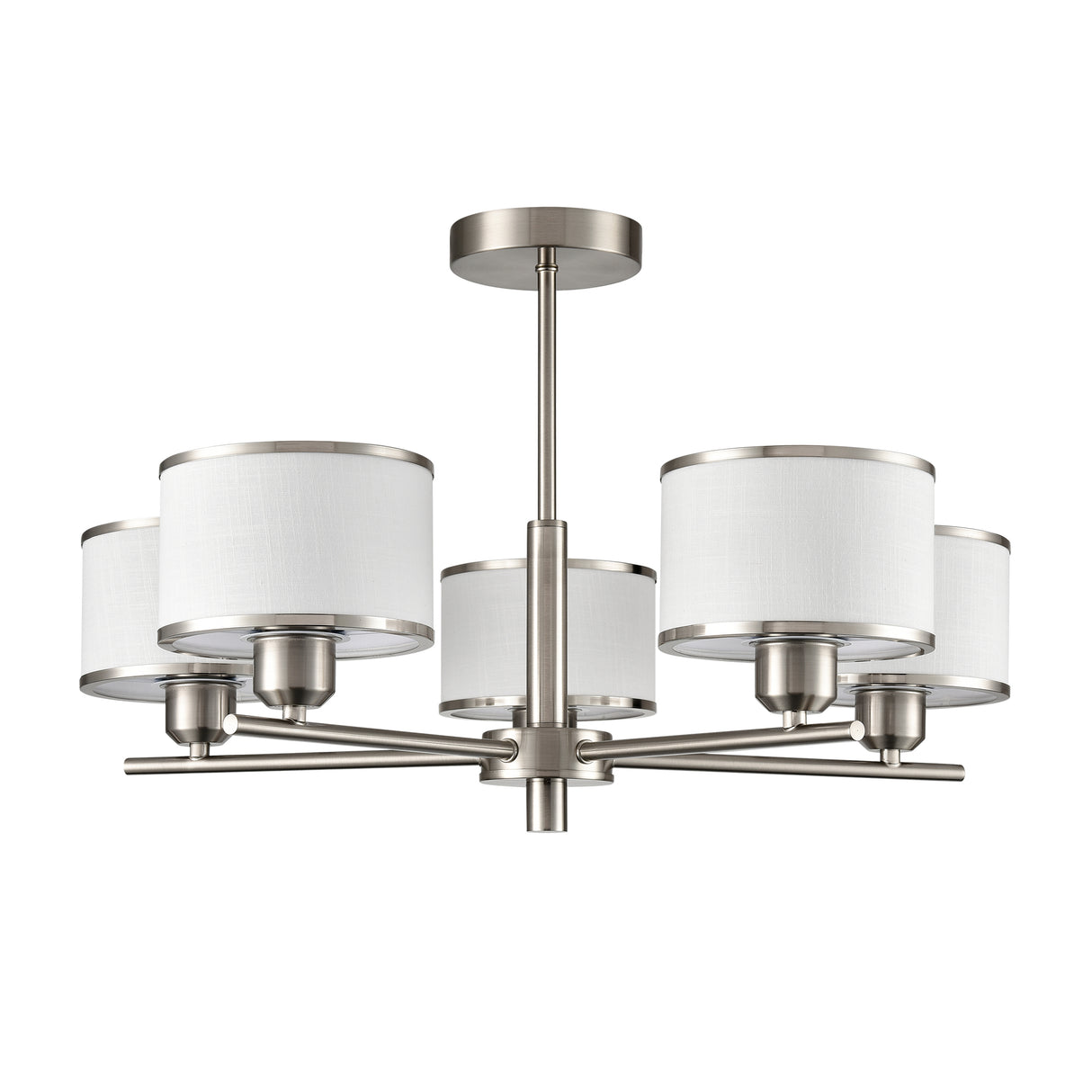 Franklite Polaris 5lt Fitting in Satin Nickel