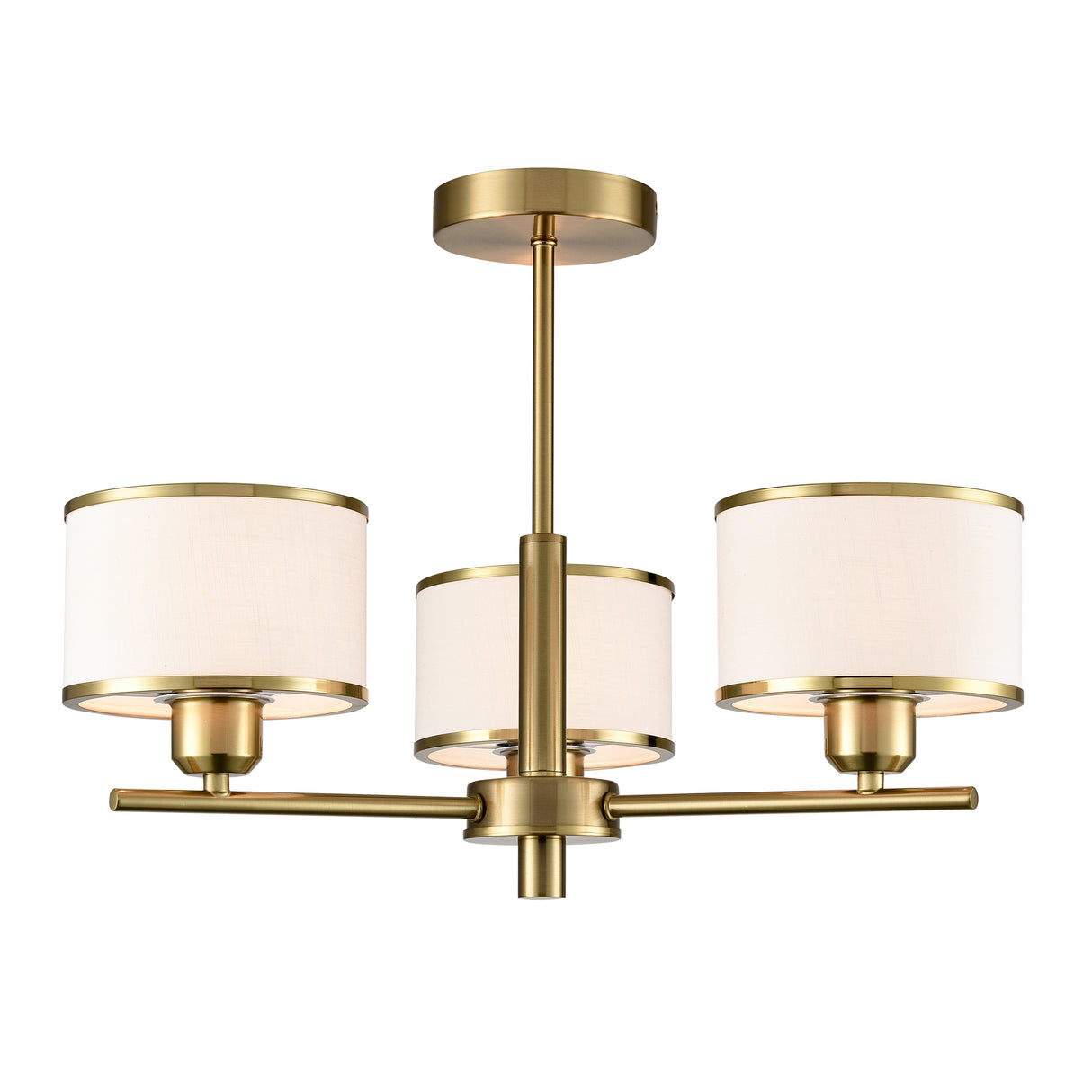 Franklite Polaris 3lt Fitting in Aged Brass