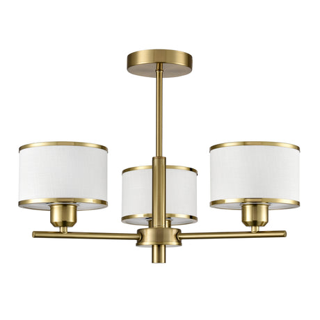 Franklite Polaris 3lt Fitting in Aged Brass
